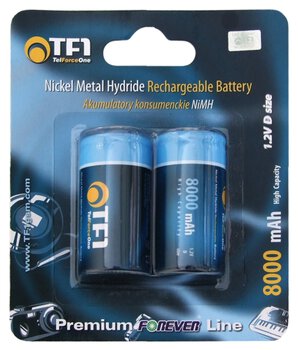 akumulatorki Forever R20 D Ni-MH 8000mAh