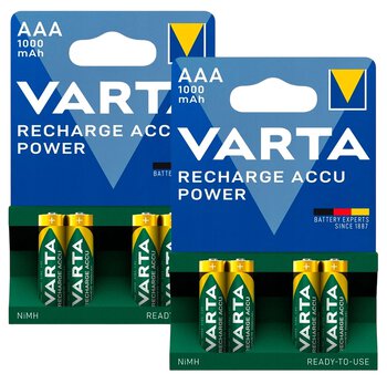 rechargeable batteries Varta Ready2use R03 AAA Ni-MH 1000 mAh - 8 pcs