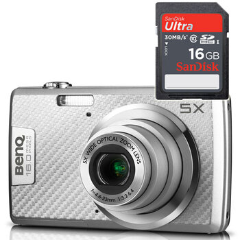 Aparat cyfrowy Benq AE220 + SDHC 16GB SanDisk Ultra