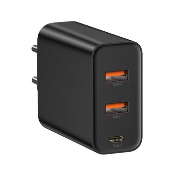 Baseus Speed PPS BS-EU910 CCFS-G01 60W Fast Network Charger with 2 USB PORTS QC3.0 and USB-C PD 3.0