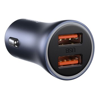 Baseus CCJD-A0G 40W fast car charger with two USB SCP Quick Charge 3.0 ports