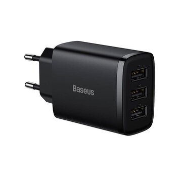 Baseus Compact CCXJ020101 AC charger with 3 USB 17W sockets