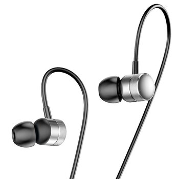Baseus Encok H04 HGH04-0S in-ear wired headphones with silver microphone