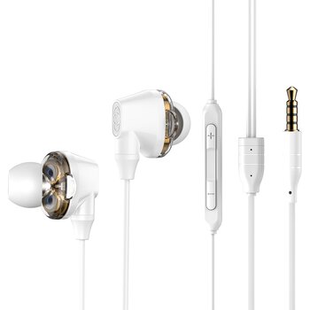 Baseus Encok H10 HGH10-02 wired in-ear headphones with microphone white