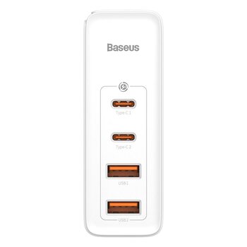 Baseus GaN2 Pro CCGAN2P-L02 100W fast ac charger with 2 USB-C PPS PD 3.0 ports and 2 USB ports