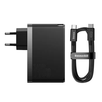 Baseus GaN5 Pro CCGP100201 140W Fast AC Charger with 2 USB-C PD and USB Sockets