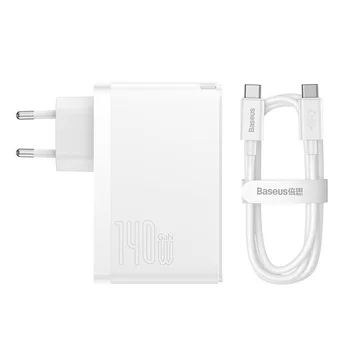 Baseus GaN5 Pro CCGP100202 140W Fast AC Charger with 2 USB-C PD and USB Sockets