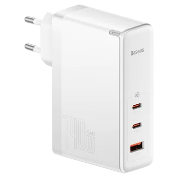 Baseus GaN5 Pro CCGP100202 140W Fast AC Charger with 2 USB-C PD and USB Sockets
