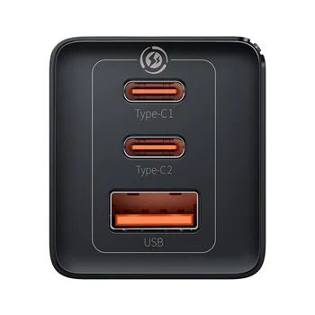 Baseus GaN5 Pro CCGP120201 65W fast wall charger with 2 USB-C PD and USB ports