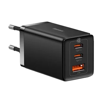 Baseus GaN5 Pro CCGP120201 65W fast wall charger with 2 USB-C PD and USB ports