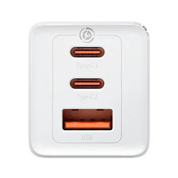 Baseus GaN5 Pro CCGP120202 65W fast wall charger with 2 USB-C PD and USB ports