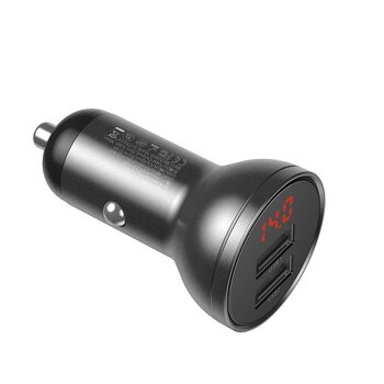 Baseus VCBXA CCBX-0G 4.8A 24W car charger with two USB ports