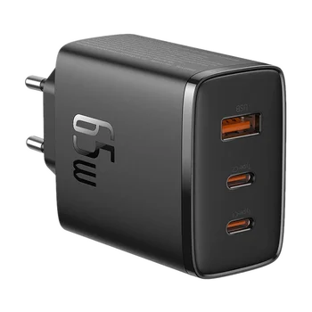 Baseus OS-Cube Pro P10152301113-00 65W fast wall charger with 2 USB-C PD and USB sockets