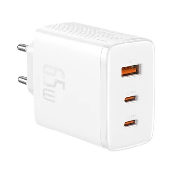Baseus OS-Cube Pro P10152301213-00 65W fast wall charger with 2 USB-C PD and USB sockets