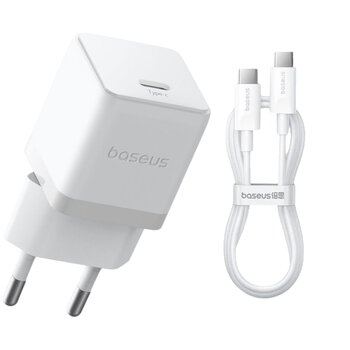 Baseus Palm P10111605213-01 30W Fast AC Charger with USB-C PD 3.0 PPS Socket + 1m Cable