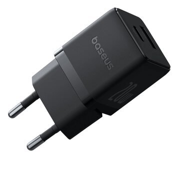 Baseus Palm P10111608113-00 20W Fast AC Charger with USB + USB-C PD 3.0 Socket