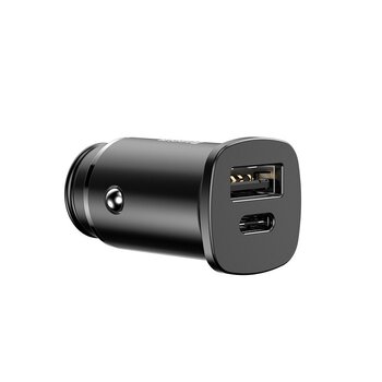 Baseus PPS BS-C15C CCALL-AS01 30W fast car charger with USB QC4.0+ and USB-C PD 3.0 socket