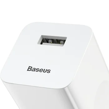 Baseus QC3.0 FC67E CCALL-BX02 24W Fast Network Charger with USB Quick Charge 3.0 Port