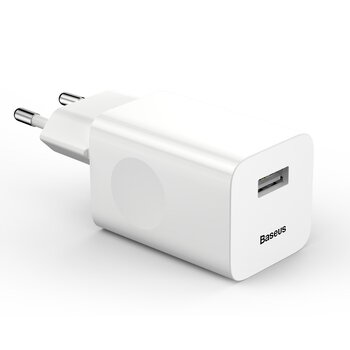 OUTLET Baseus QC3.0 FC67E CCALL-BX02 24W Fast Wall Charger with USB Quick Charge 3.0 Socket