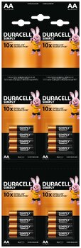 bateria alkaliczna Duracell 4x4 LR6 AA HDBC (blister) - 16 sztuk