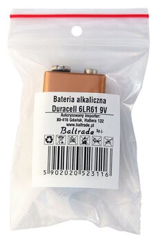 bateria alkaliczna Duracell 6LR61 9V (worek)