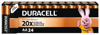 bateria alkaliczna Duracell Basic LR6 AA (kartonik) - 24 sztuki