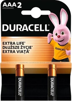 bateria alkaliczna Duracell Basic MN2400 LR03 AAA (blister) - 2 sztuki bateria alkaliczna Duracell Basic MN2400 LR03 AAA (blister) - 2 sztuki