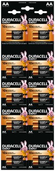 Duracell HDBC LR6 AA alkaline battery (blister 10x2) - 20 pieces