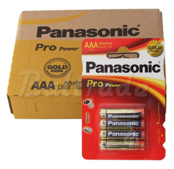 Panasonic Pro Power LR03/AAA alkaline battery - 48 pieces
