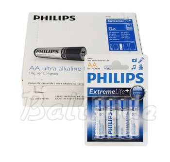 Philips ExtremeLife LR6/AA alkaline battery - 48 pieces