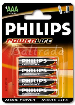 bateria alkaliczna Philips PowerLife LR03 AAA (blister)