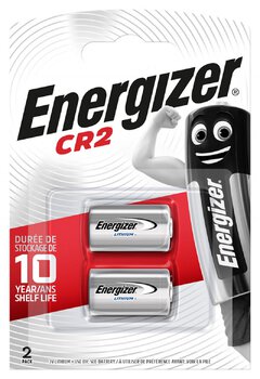 2 x Energizer CR2 photo battery