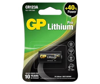 bateria foto litowa GP CR123