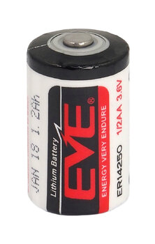 Lithium battery EVE ER14250/LS14250 1/2AA 3, 6V LiSOCl2 size 1/2 AA