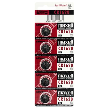 5 x Maxell CR1620 Lithium Battery
