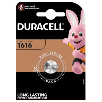 Duracell Mini Lithium battery CR1616 DL1616 ECR1616