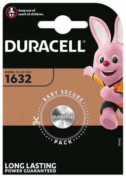 mini lithium battery Duracell CR1632 DL1632 ECR1632