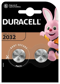 Duracell CR2032 DL2032 ECR2032 2BL Mini Lithium battery