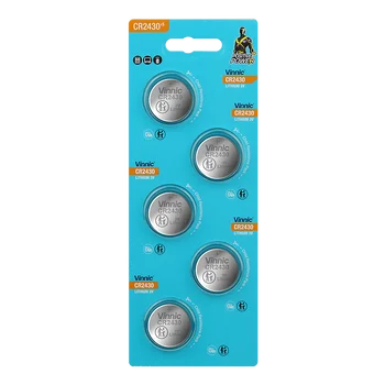 mini lithium battery Vinnic CR2430 - 5 pieces