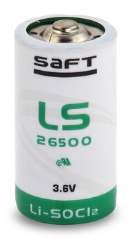 Lithium battery SAFT LS26500/STD C 3,6V LiSOCl2 size C