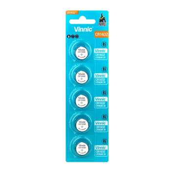Vinnic CR1632 lithium battery - 5 pieces