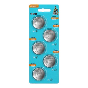 Vinnic CR3032 lithium battery - 5 pieces