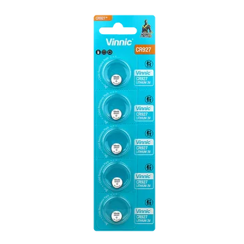 lithium battery Vinnic CR927 3V - 5 pieces