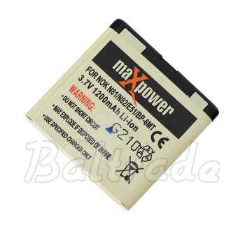 Bateria maXpower do Nokia E51/N81 Li-ion 1200mAh