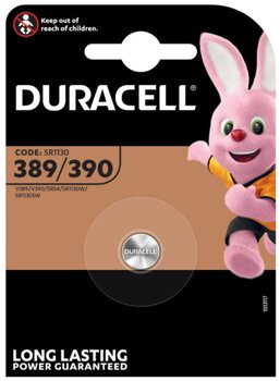 silver battery mini Duracell 389-390/G10/SR1130W
