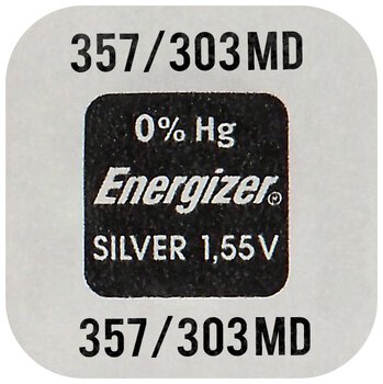 bateria srebrowa mini Energizer 357 / 303 / SR44W / SW44SW / SR44