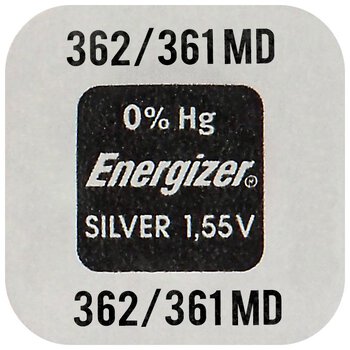 bateria srebrowa mini Energizer 362 / 361 / SR721SW / SR721W / SR58