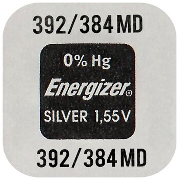 bateria srebrowa mini Energizer 392 / 384 / SR41W / SR41SW /  SR41