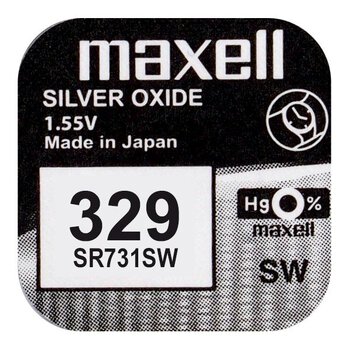 Silver battery mini Maxell 329 / SR731SW