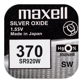 silver battery mini Maxell 370 / SR920W / SR69